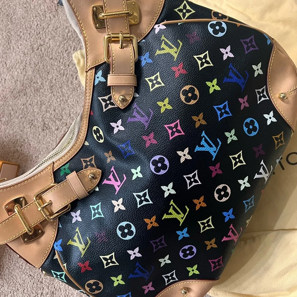 Louis Vuitton X Takashi Murakami Monogram Multicolor Greta Limited Edition bag. - Picture 10 of 12